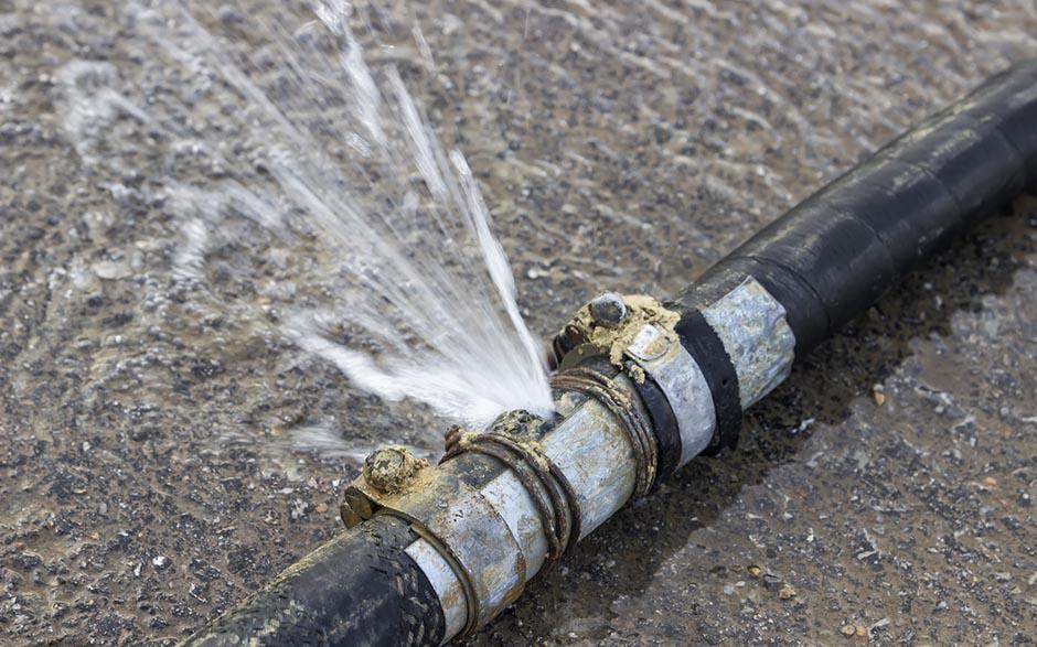 fuite d'eau canalisation enterrée Brunoy
